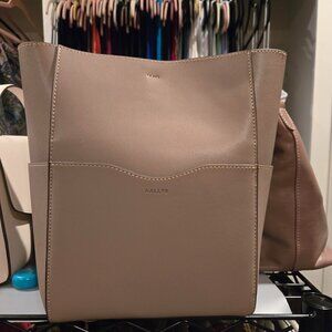 Aallyn Khaki Rose Jordan Bucket Bag